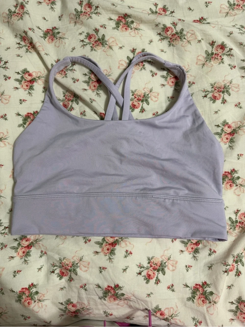 lululemon athletica Lavender Cross-Back Sports Bralette